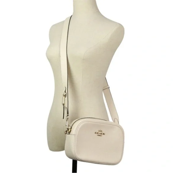 LIKE NEW Coach Detachable and thicker strap Large Jamie Camera Bag cream white - Picture 2 of 10